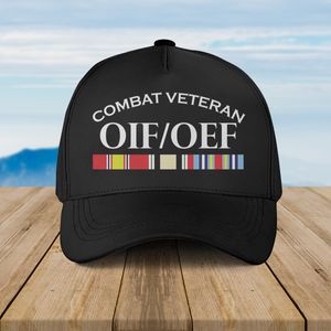 OIF/OEF Operation Iraqi Freedom Enduring Freedom Combat Veteran Baseball Cap DLTT2606PL06