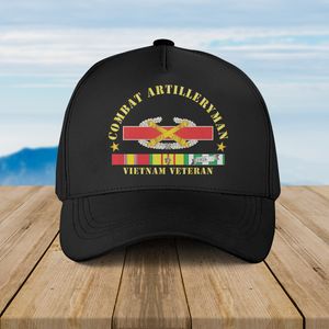US Army Combat Artilleryman Badge - Vietnam Vet w VN Baseball Cap DLTT2706PL06