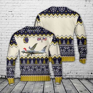 67th Special Operations Squadron C-146A Wolfhound Christmas AOP Sweater NLSI1207PL01