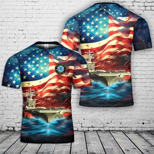 US Navy USS Nimitz (CVN-68) 3D T-Shirt NLSI2307PL06