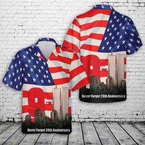 Never Forget 20th Anniversary 9-11 Hawaiian Shirt NLSI3107PL01
