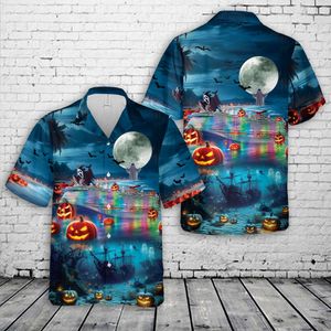 Carnival Cruise Line Mardi Gras Halloween Hawaiian Shirt NLSI2908PL03