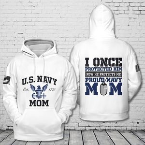 Proud Navy Mom 3D Hoodie NLSI0909PL02