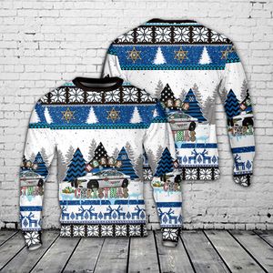 Thibodaux, Louisiana, Lafourche Parish Sheriffs Office Christmas Sweater NLSI1610PL07
