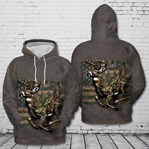 Camo Deer Hunting 3D Hoodie NLSI1710PL06