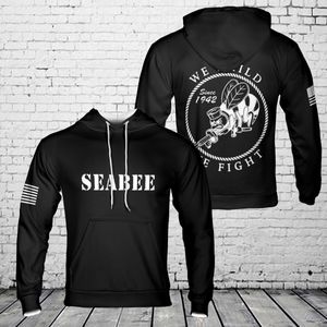 US Navy Builder BU Seabee 3D Hoodie NLSI2010PL10