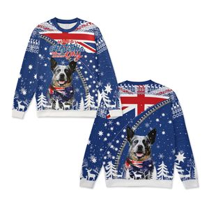Blue Heeler (Australian Cattle Dog) Christmas Knitted Sweater NLSI0212PL02