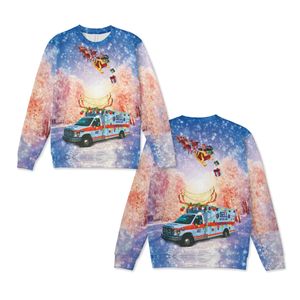 Bell Ambulance, Milwaukee, Wisconsin Christmas In July Knitted Sweater NLSI1312PL06