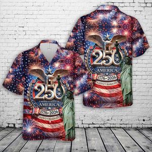 USA 250th Anniversary 1776-2026 Hawaiian Shirt NLSI2101PK01