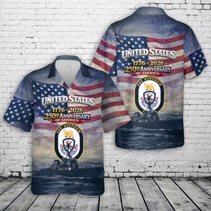 US Navy USS Stethem (DDG-63) Arleigh Burke-class destroyer Hawaiian Shirt NLSI2101PK11