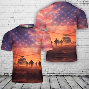 AH-64 Apache helicopter 3D T-Shirt NLSI0702PK07