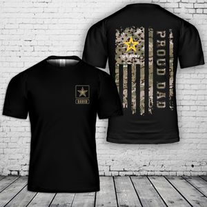 Custom Name US Army Dad 3D T-Shirt NLSI0303PK04