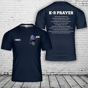 Police K-9 Prayer 3D T-Shirt NLSI2602PK05