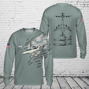 Custom Name US Air Force E-3 Sentry AWACS Long Sleeve Shirt NLSI1103PK08