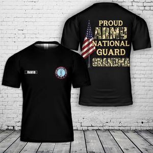 Custom Name Proud Army National Guard Grandma 3D T-Shirt LSI1203PK05