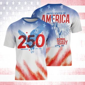 America 250th Anniversary, USA Independence Day 4 of July  3D T-Shirt TT1203PK06