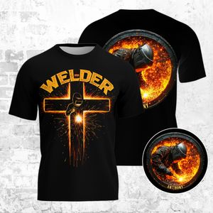 Custom Welder Apparel, Father's Day 3D T-shirt  TT1403PK06