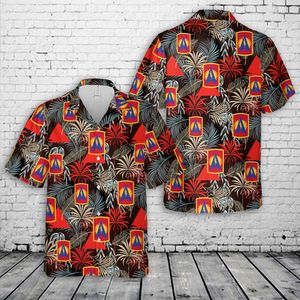 Florida Army National Guard 164th Air Defense Artillery Brigade Hawaiian Shirt NLSI1403PK03