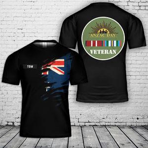 Custom Name Australian Army  Veteran 3D T-Shirt NLSI1603PK10