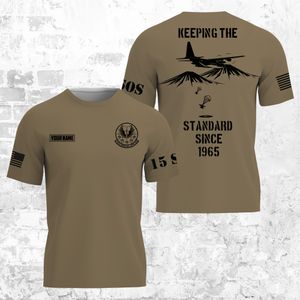 Custom Name 15th Special Operations Squadron (15th SOS) - Lockheed MC-130J Commando II 3D T-shirt TT1903PK02