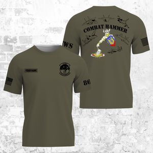 Custom Name 86th Fighter Weapons Squadron (86 FWS) 3D T-shirt TT1903PK07