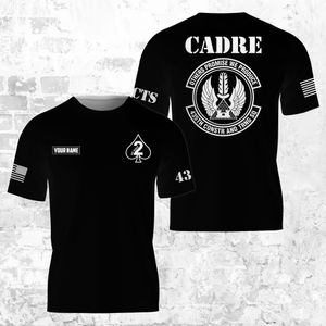 Custom Name 435th Construction and Training Squadron (435 CTS) 3D T-shirt TT1903PK09