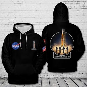Artemis II Mission NASA Moon Mission Crew SLS Rocket Launch  3D Hoodie NLSI3003PK08