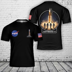 Artemis II Mission NASA Moon Mission Crew SLS Rocket Launch 3D T-Shirt NLSI0204PK08