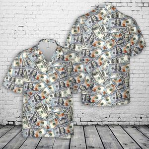 100 Dollar Bills Seamless Money Hawaiian Shirt NLSI0304PK04