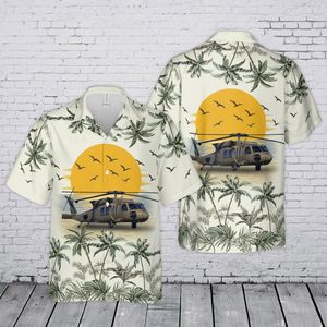 US Army UH-60 Black Hawk Hawaiian Shirt TT0604PK02