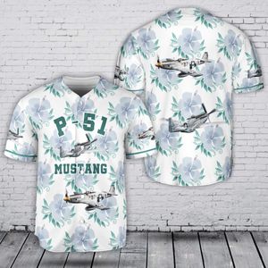 USAF P-51 Mustang Baseball Jersey TT0604PK06