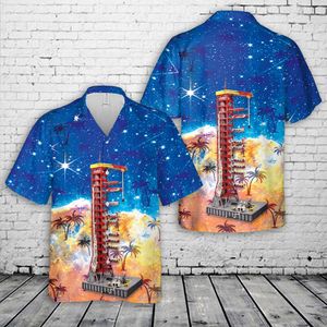 NASA Saturn V Launch Umbilical Tower Hawaiian Shirt NLSI0704PK10