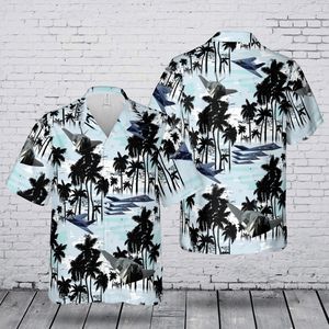USAF F-117 Nighthawk Hawaiian Shirt TT0804PK07