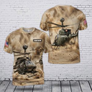 Custom Name U.S Army OH-58 Kiowa 3D T-Shirt TT0904PK05