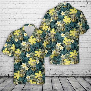 US Navy Chief Aviation Ordnanceman AO Anchor Hawaiian Shirt NLSI0904PK01