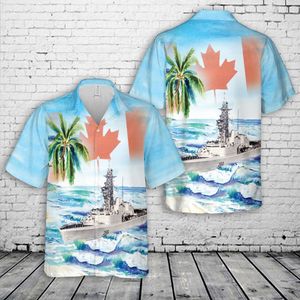 Royal Canadian Navy HMCS Nipigon (DDH 266) Hawaiian Shirt NLSI1004PK01