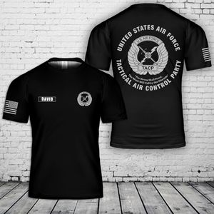 Custom Name US Air Force Special Warfare and Tactical Air Control Party (TACP) 3D T-Shirt NLSI1304PK05