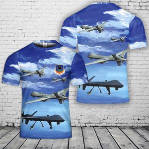 Ohio Air National Guard 178th Wing General Atomics MQ-9 Reaper 3D T-Shirt NLSI1404PK01