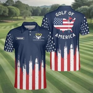 1776-2026 USA 250th Anniversary Golf  Polo Shirt TT1604PK03