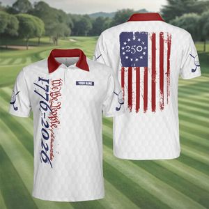 1776-2026 USA 250th Anniversary Golf  Polo Shirt TT1604PK05