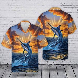 Blue Marlin Island Hawaiian Shirt TT2104PK10