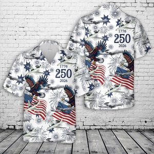 US Air Force Boeing E-3 SentryUSA 250th Anniversary  1776-2026 Patriotic Hawaiian Shirt NLSI2104PK04