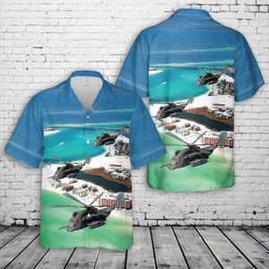 20th SOS MH-53 Pave Low over Hurlburt Field Hawaiian Shirt NLSI2104PK06