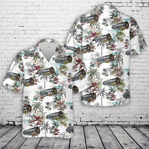 PW F135 Engine Hawaiian Shirt NLSI2404PK04