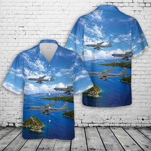 US Air Force 72nd Air Refueling Squadron KC-135R Stratotanker Hawaiian Shirt NLSI2504PK04