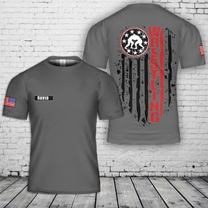 Custom Name Wrestling 3D T-Shirt NLSI2204PK08