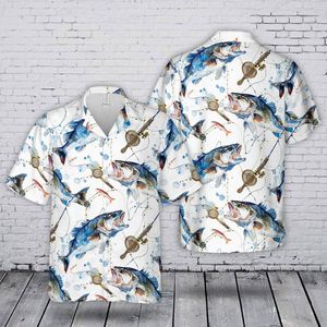 Bass Fishing Hawaiian Shirt Hawaiian Shirt TT2504PK07