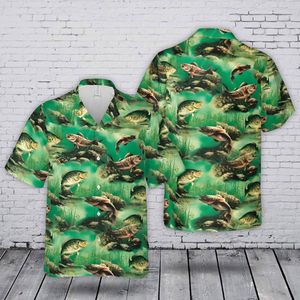 Bass Fishing Hawaiian Shirt Hawaiian Shirt TT2504PK09