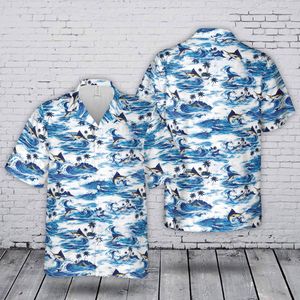 Blue Marlin Fishing Hawaiian Shirt TT2504PK10