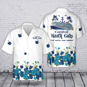 Carnival Cruise Line Mardi Gras Hawaiian Shirt TT2804PK03